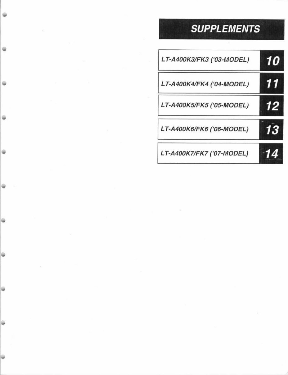 2002-2007 SUZUKI EIGER LT-A400 400F ATV Repair Manual preview img 5