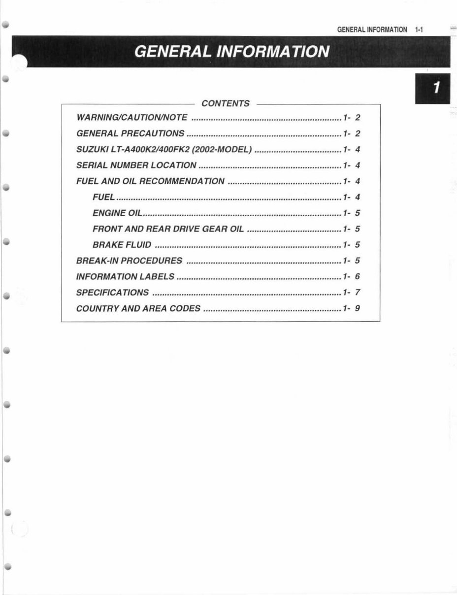 2002-2007 SUZUKI EIGER LT-A400 400F ATV Repair Manual preview img 9
