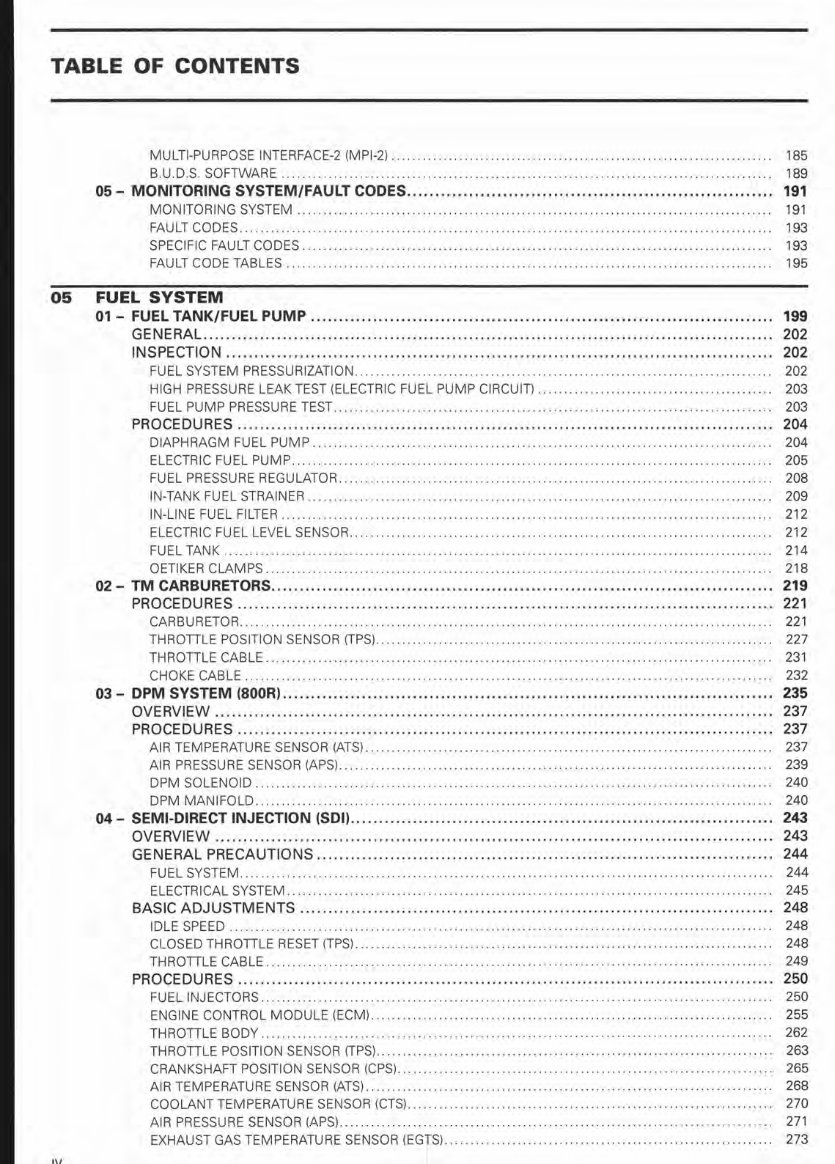 2008 Skidoo Rev XP snowmobile service repair manual preview img 4