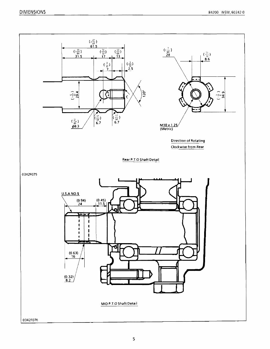 KUBOTA B4200 COMPACT Tractor RC44 42 MOWER Workshop Service Manual preview img 5