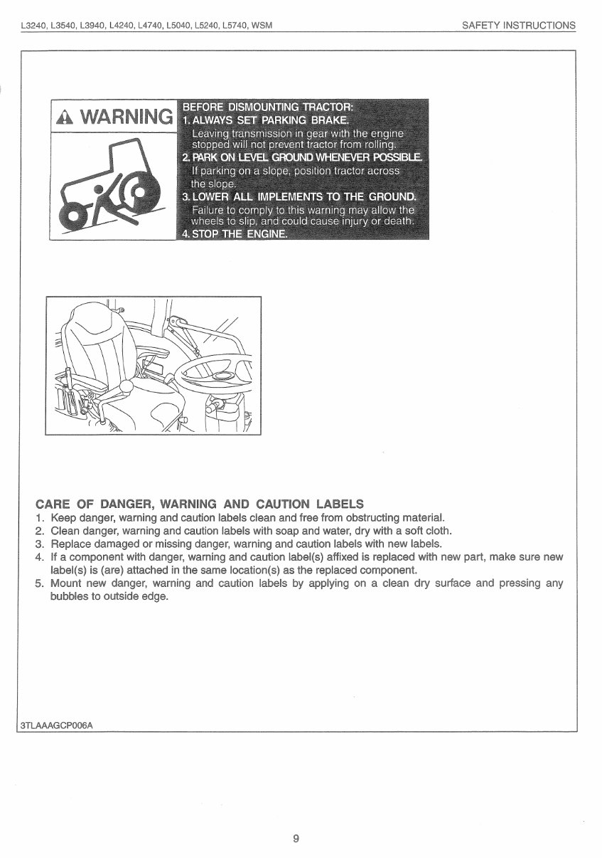 Kubota L3540 L4240 L5040 L5240 L5740 Tractor Repair preview img 10