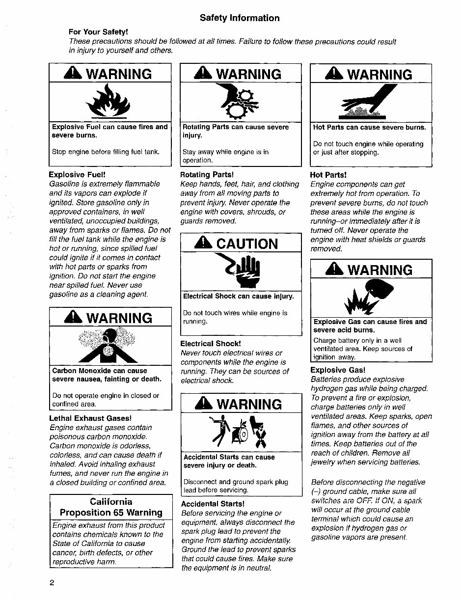 Kohler K91 K141 K161 K181 K241 K301 K321 K341 Single Cylinder Engine Workshop Service & Repair Manual preview img 2