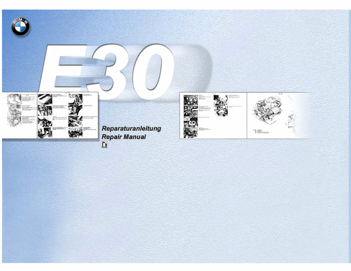 BMW E30 Workshop Repair Manual preview img 1