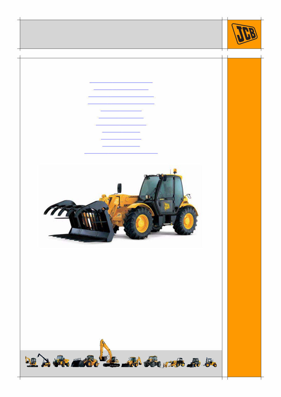 Jcb 531 70 T70 533 105 535 95 T95 536 60 T60 536 70 T70 526 56 541 70 T70 Telescopic Handler Repair Service Shop Manual preview img 1