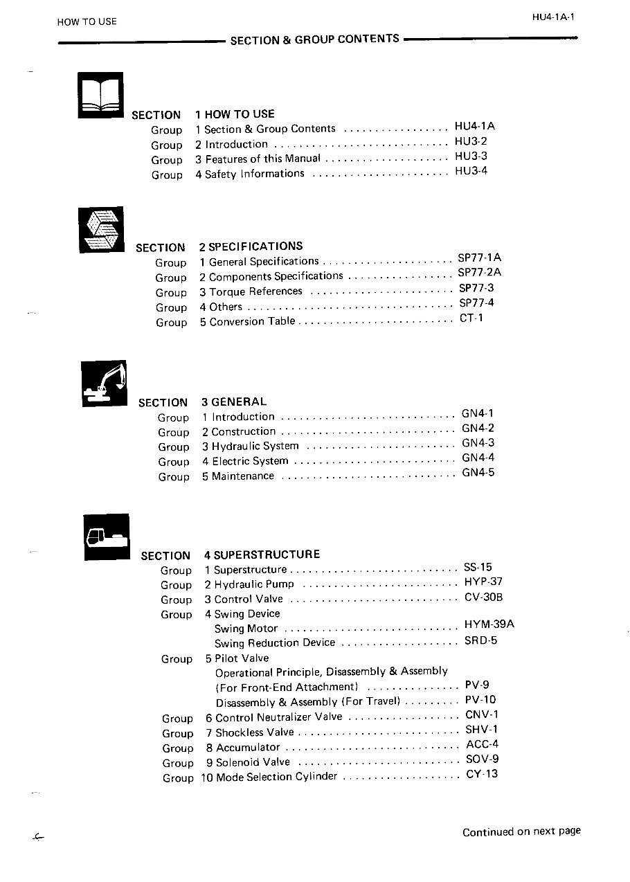 Hitachi Ex100 Hydraulic Excavator Repair Manual preview img 2