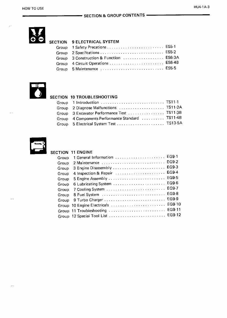 Hitachi Ex100 Hydraulic Excavator Repair Manual preview img 4
