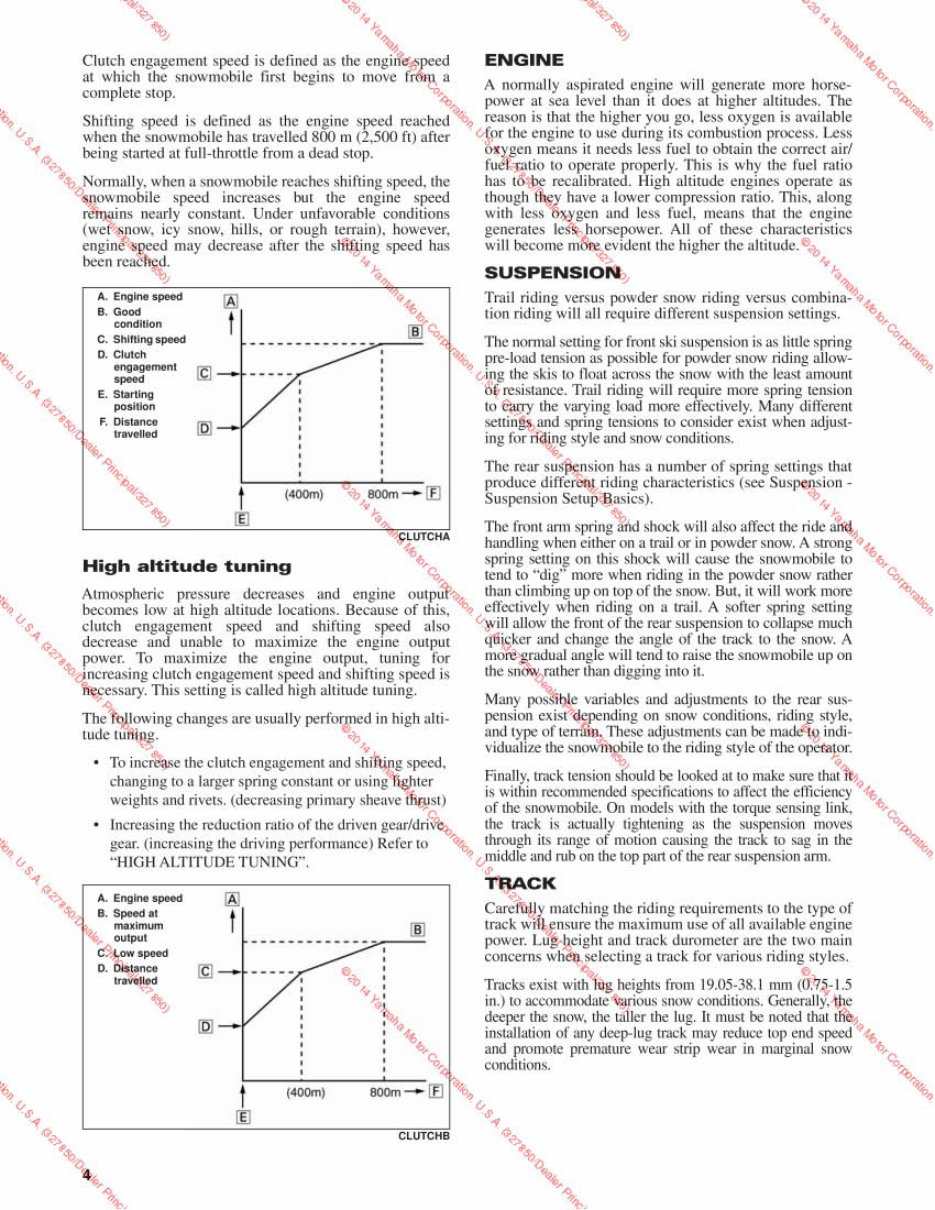 2014-2015 Yamaha SR Viper 4-Stroke Snowmobile Service & Repair Manual preview img 5