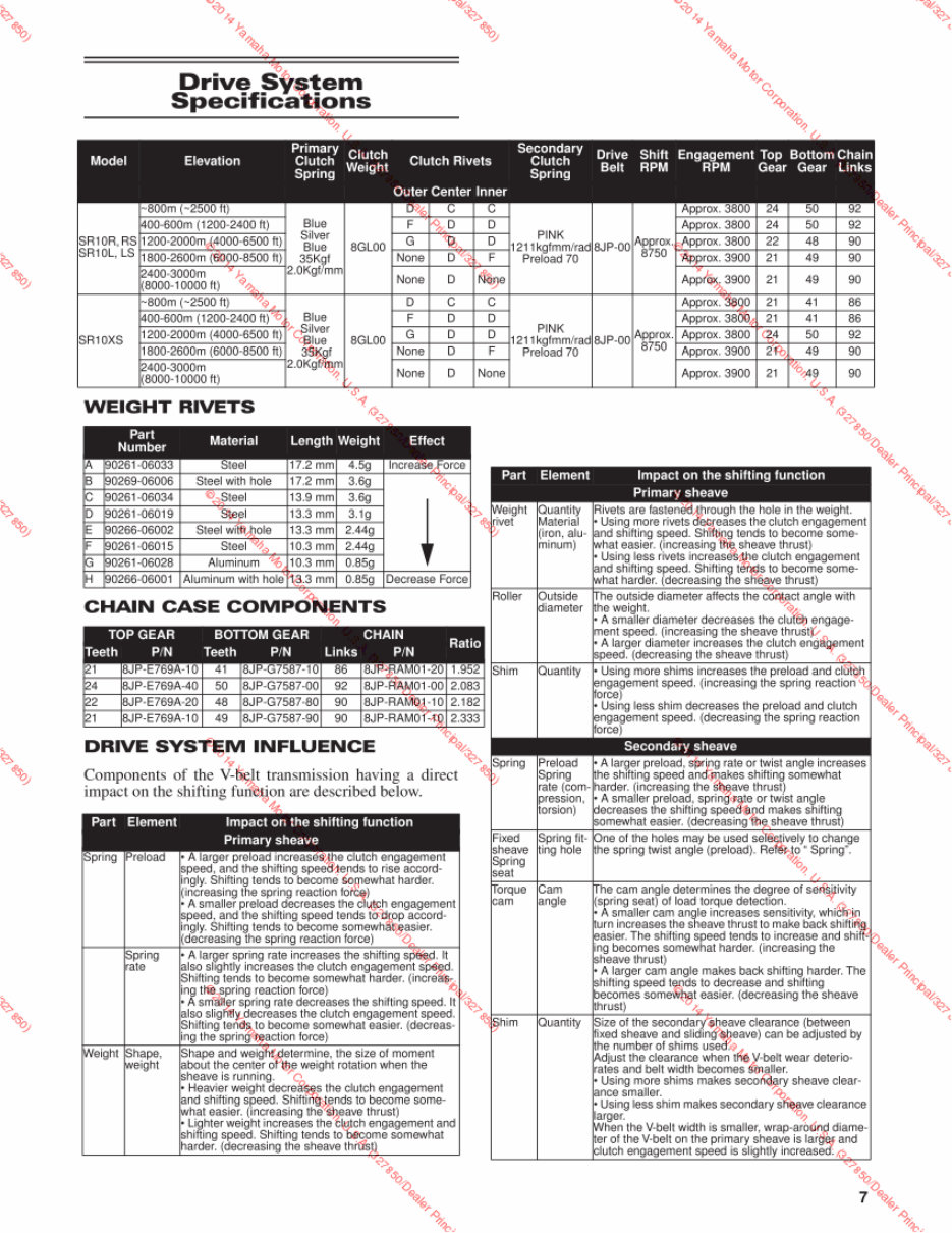 2014-2015 Yamaha SR Viper 4-Stroke Snowmobile Service & Repair Manual preview img 8