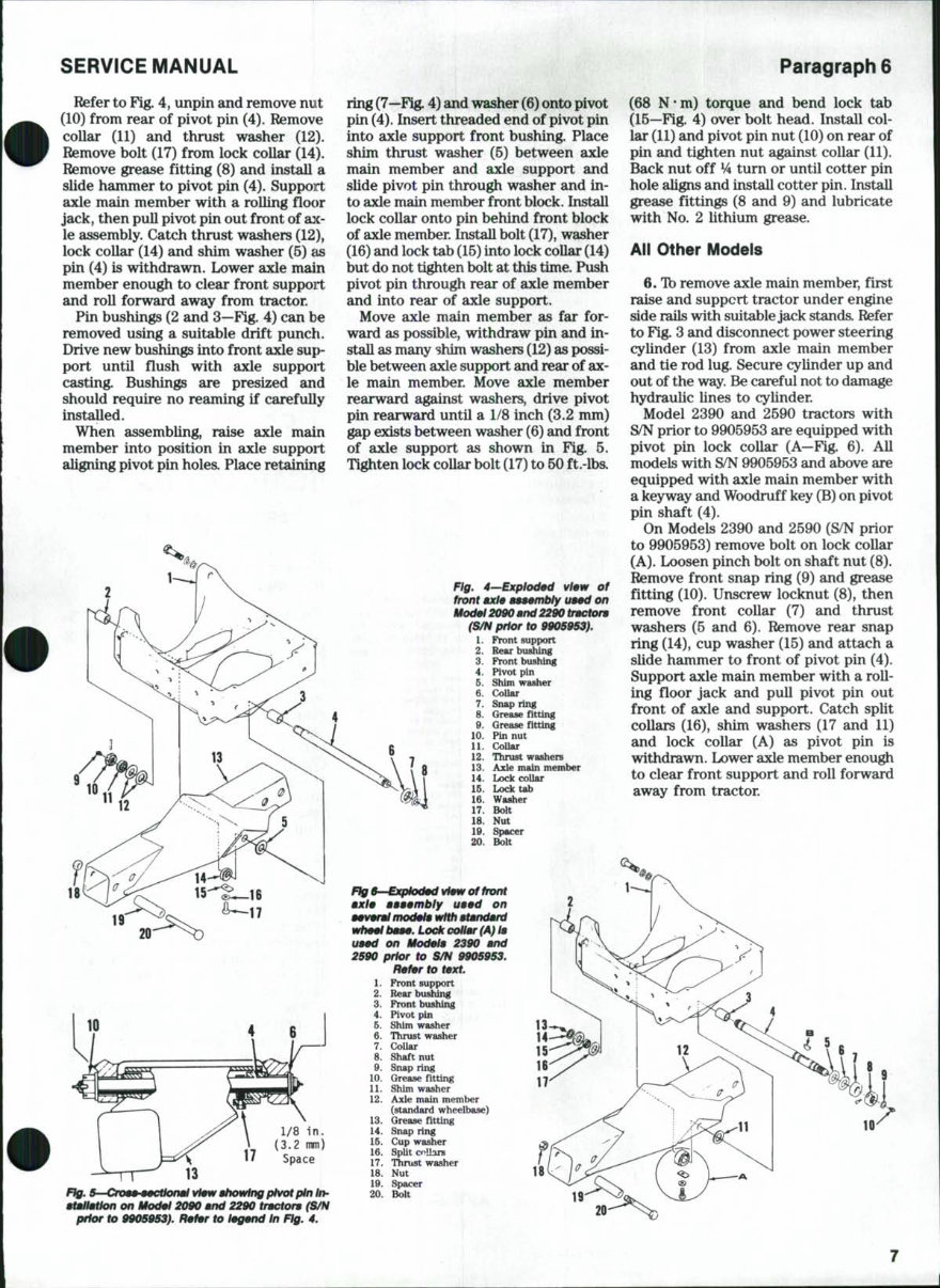 CASE 2290 Tractor Workshop Repair Service Manual preview img 6