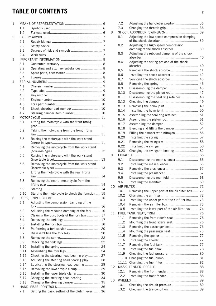2014-2016 KTM 1290 Super Duke R Service & Repair Manual preview img 2