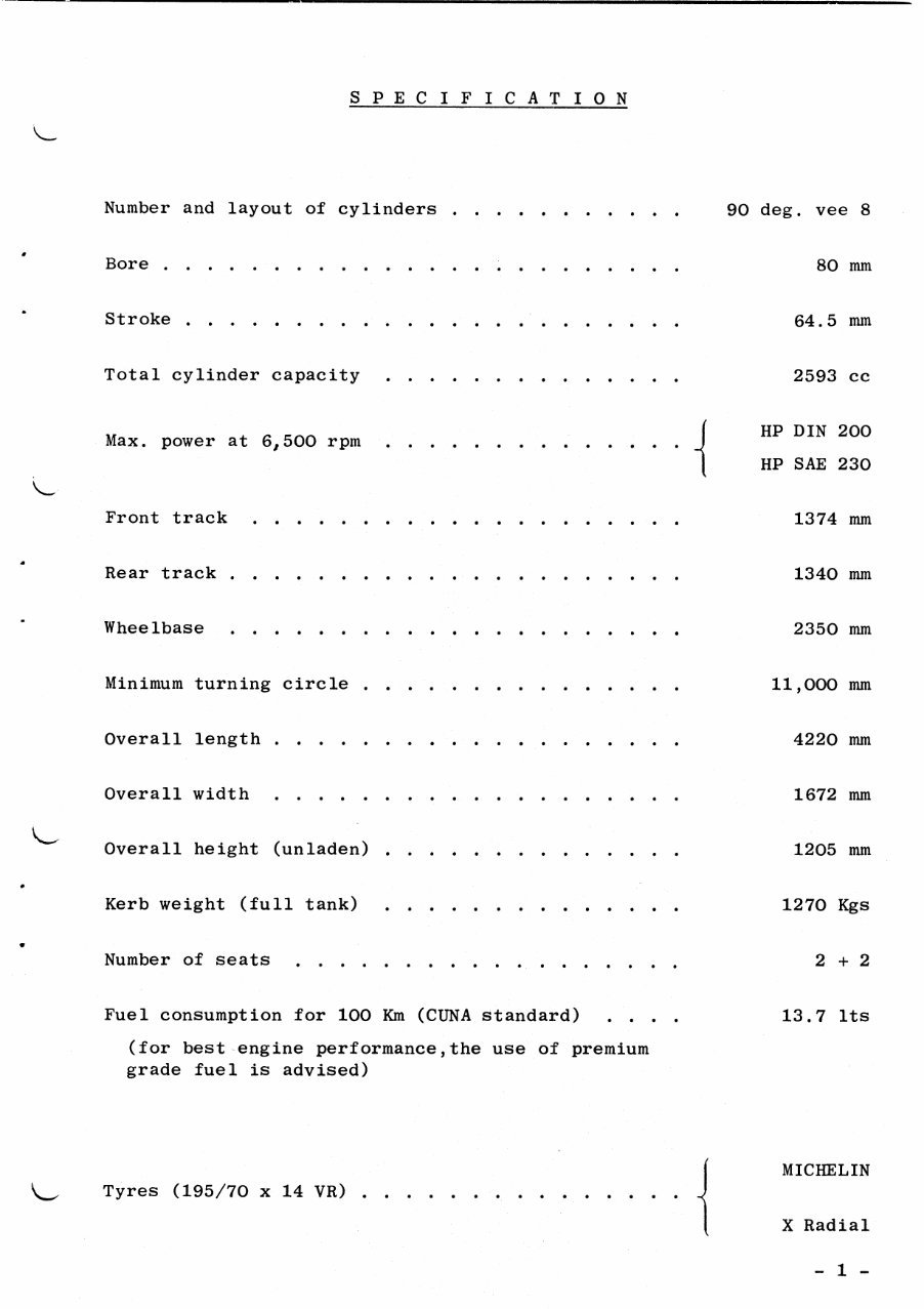 1975 Alfa Romeo Montreal Service & Repair Manual preview img 5