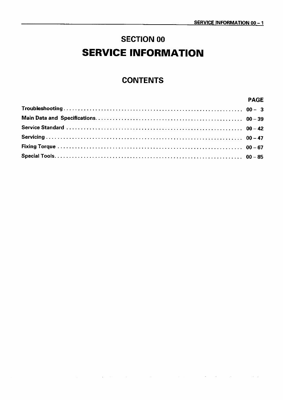ISUZU 10PE1 8PE1 engine workshop repair manuals preview img 4