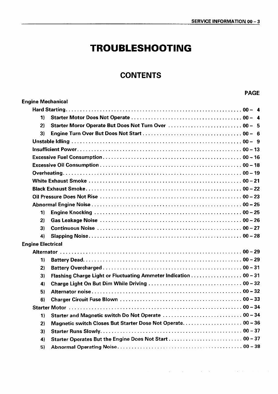 ISUZU 10PE1 8PE1 engine workshop repair manuals preview img 5