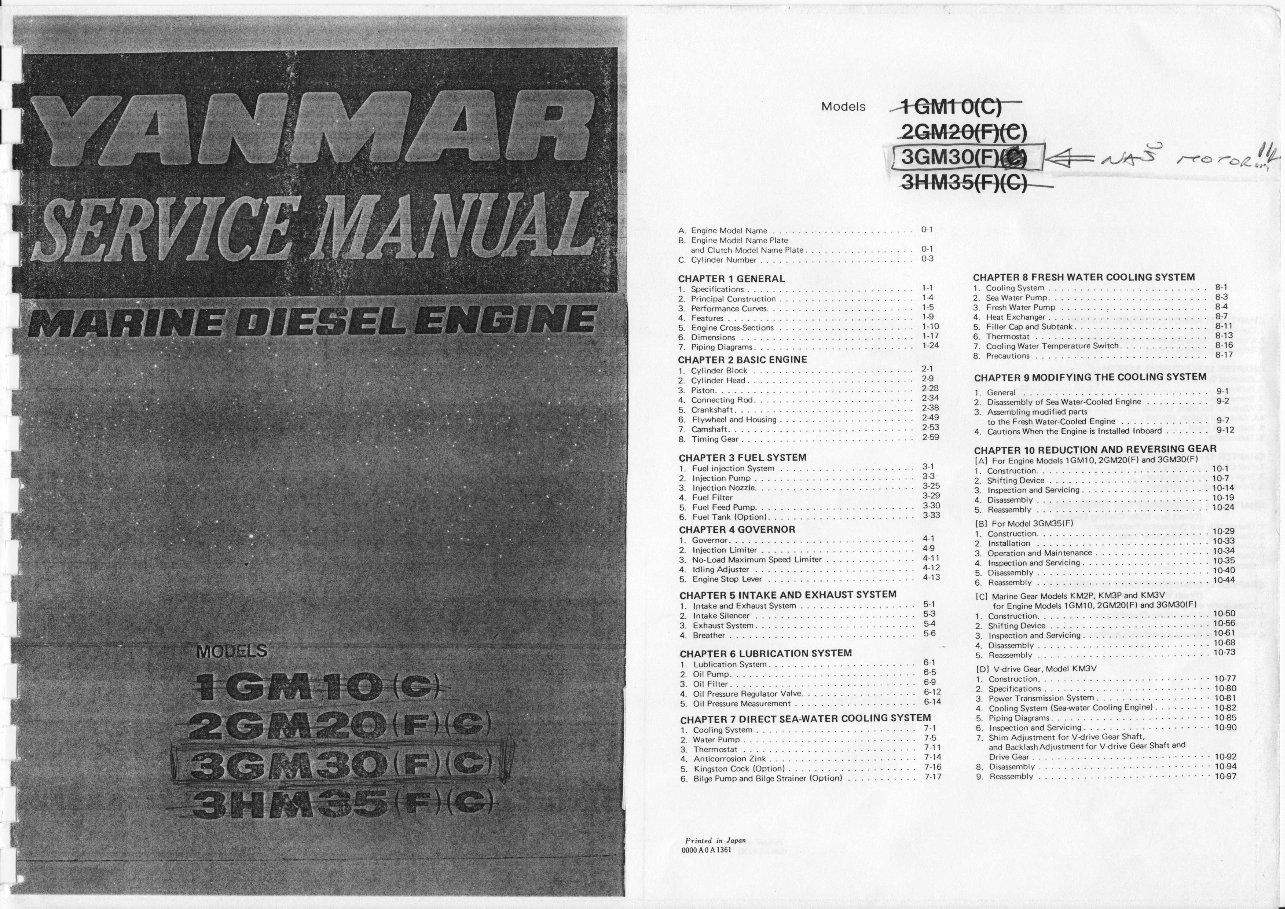 YANMAR Marine Diesel Engine Service Repair Manual preview img 2