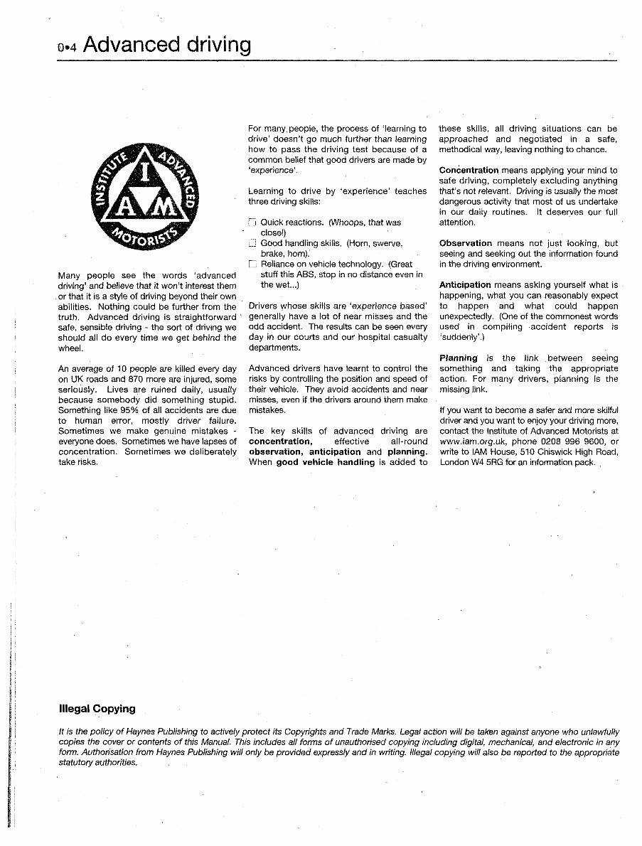 2002 VAUXHALL CORSA C Service and Repair Manual preview img 4