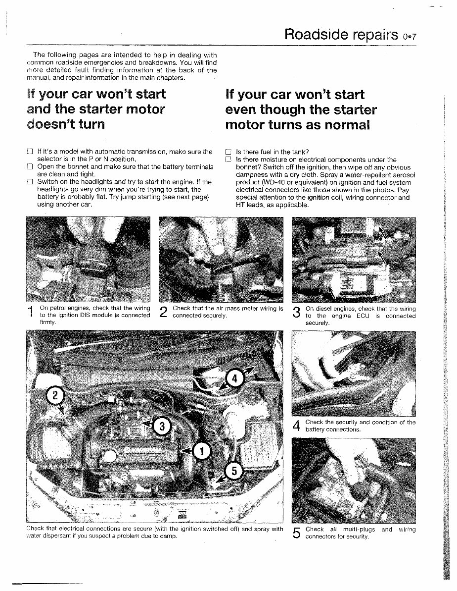 2002 VAUXHALL CORSA C Service and Repair Manual preview img 7