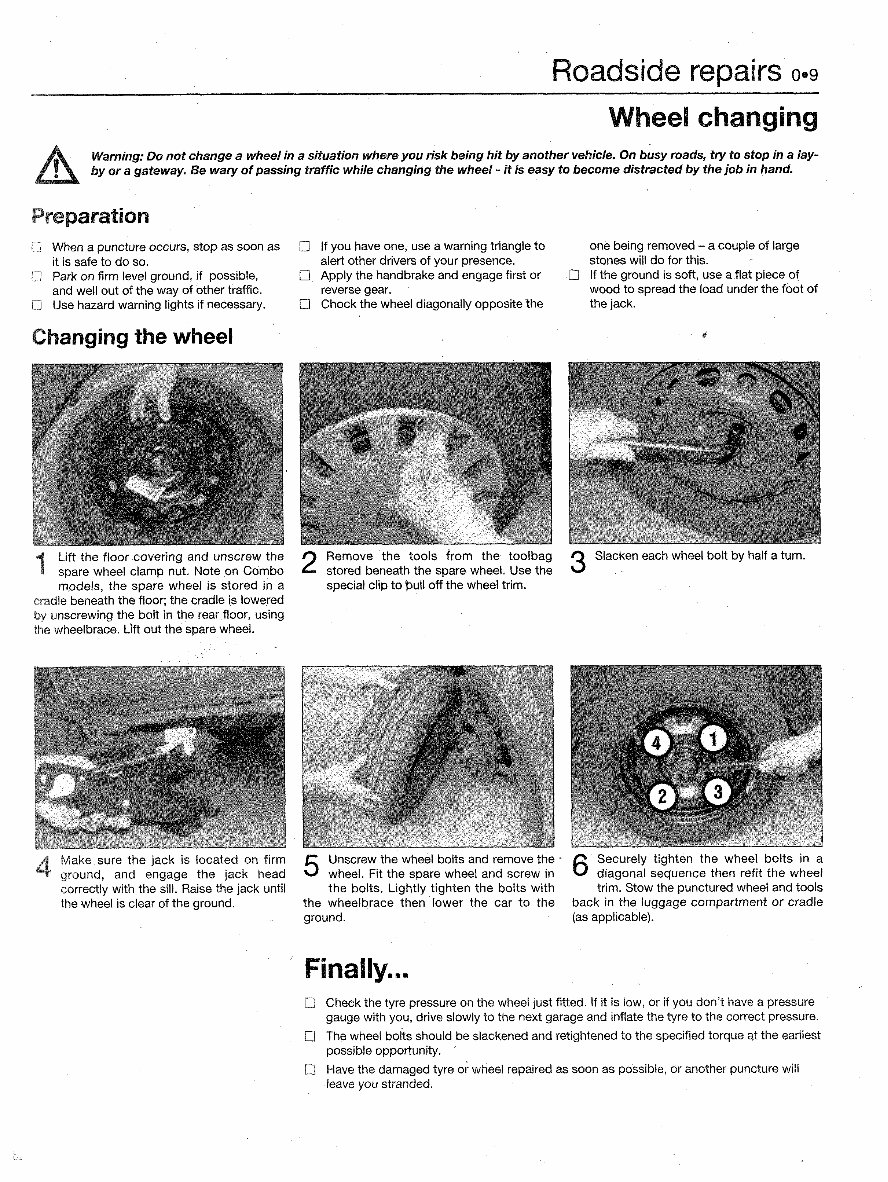 2002 VAUXHALL CORSA C Service and Repair Manual preview img 9
