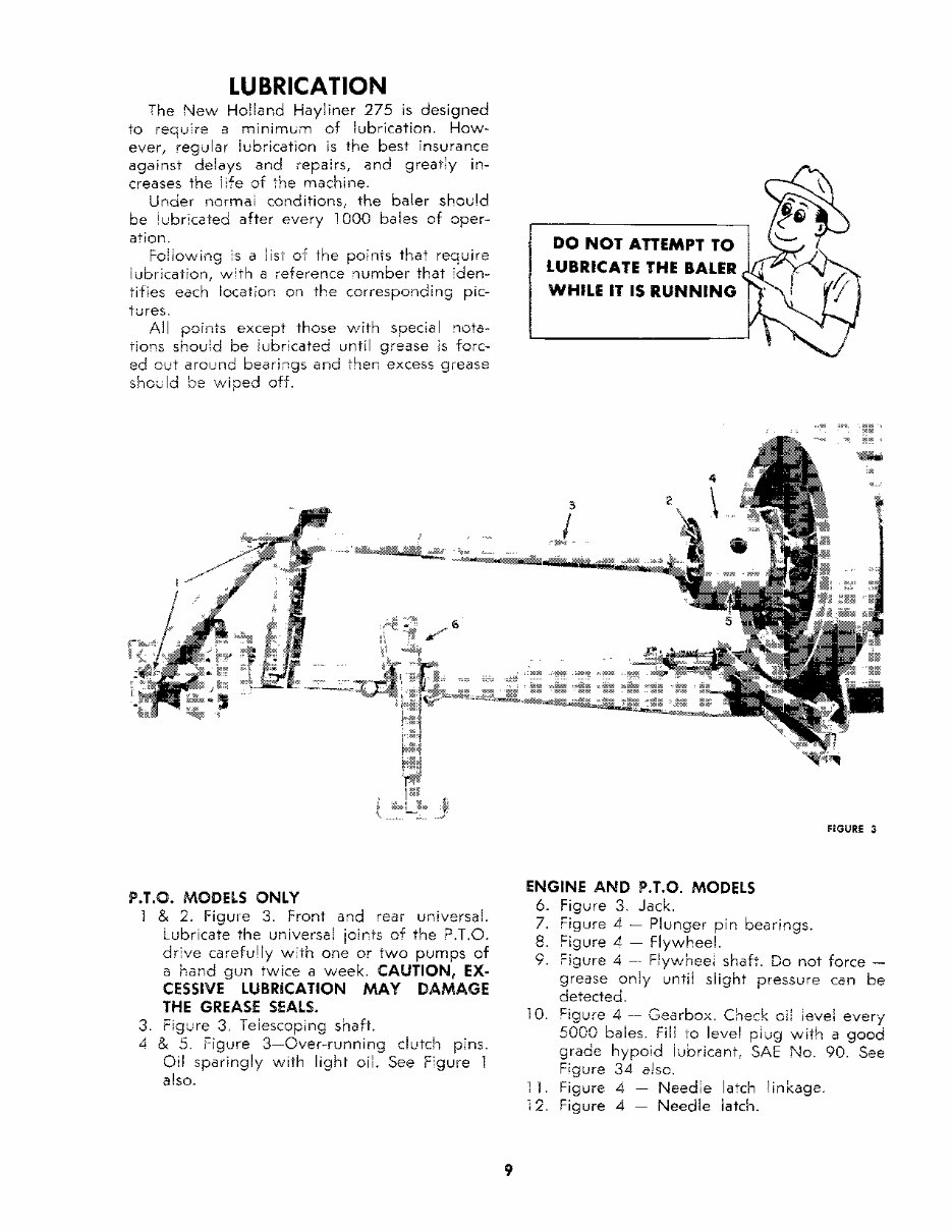 NEW HOLLand 275 HAYLINER BALER Operators Manual preview img 9