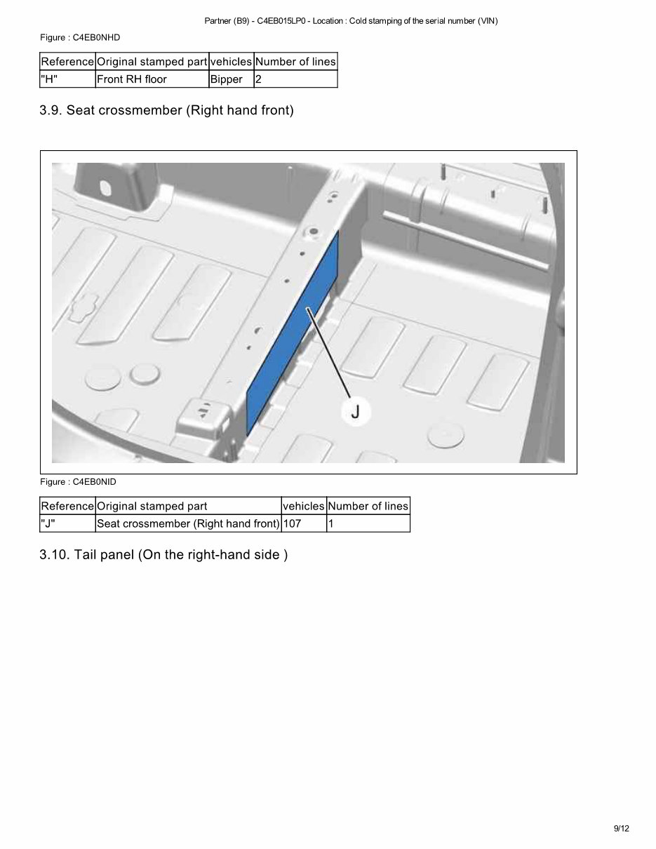 2013 Peugeot Partner Service & Repair Manual preview img 9