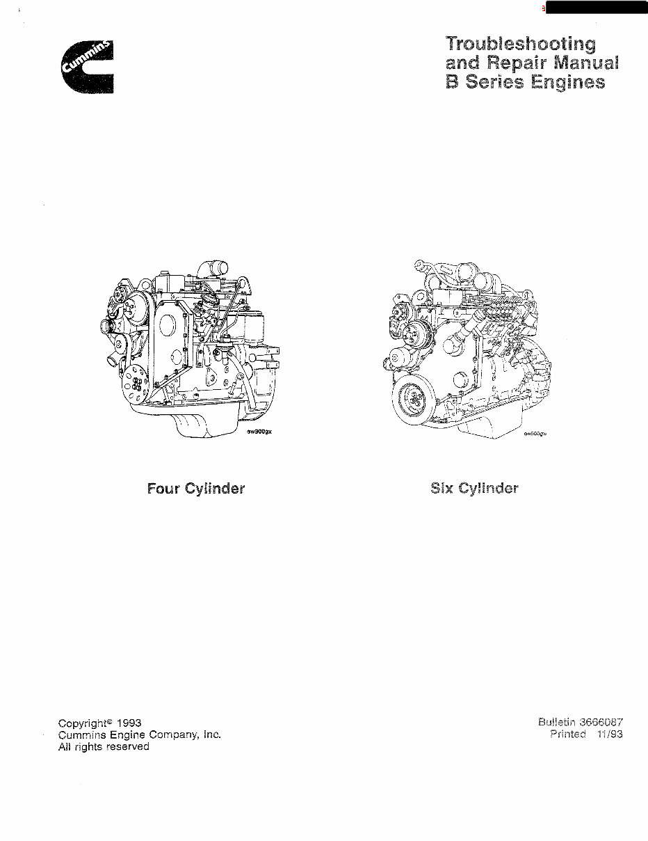 Cummins 6BT5.9 Engine OEM Service & Repair Manual preview img 2