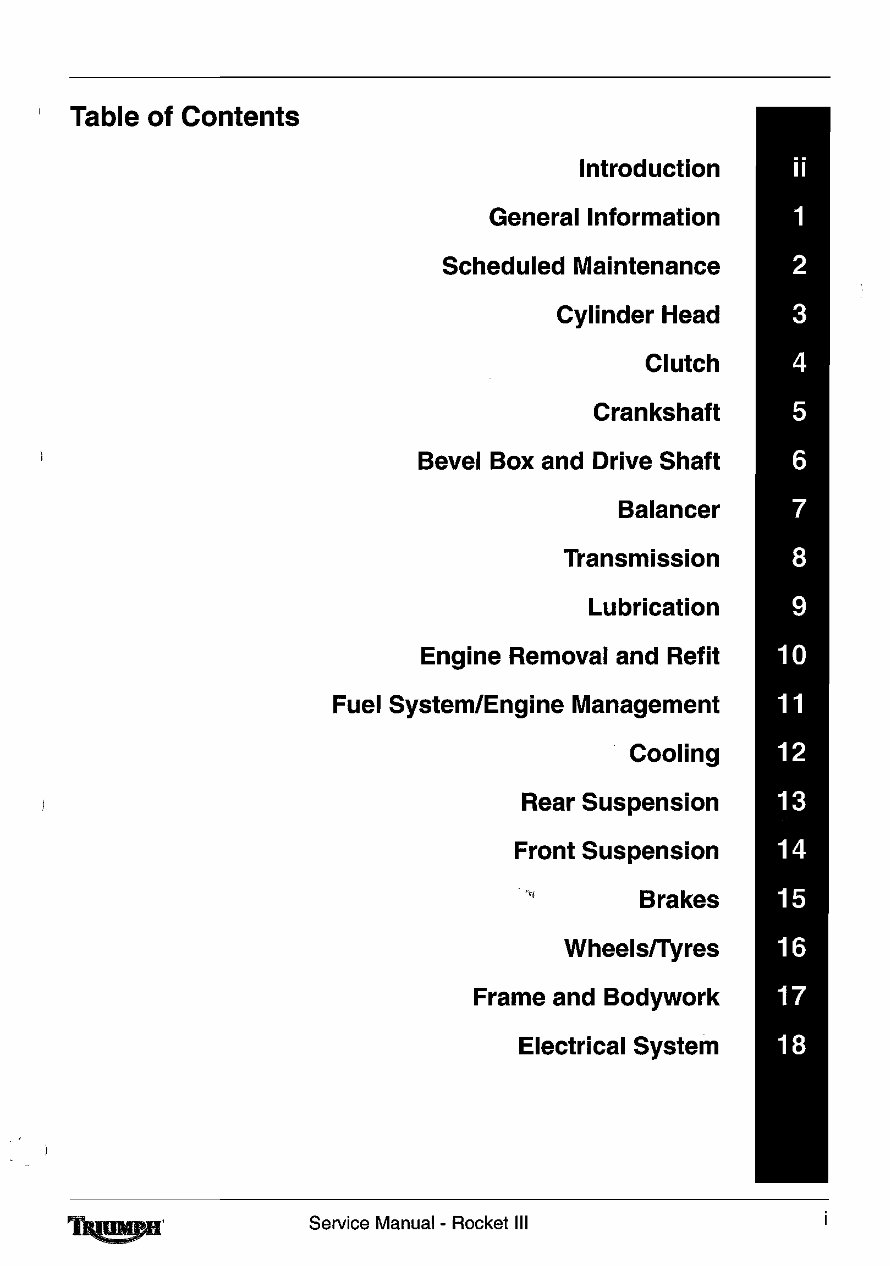 2005-2012 Triumph Rocket 3 Workshop Service & Repair Manual preview img 1