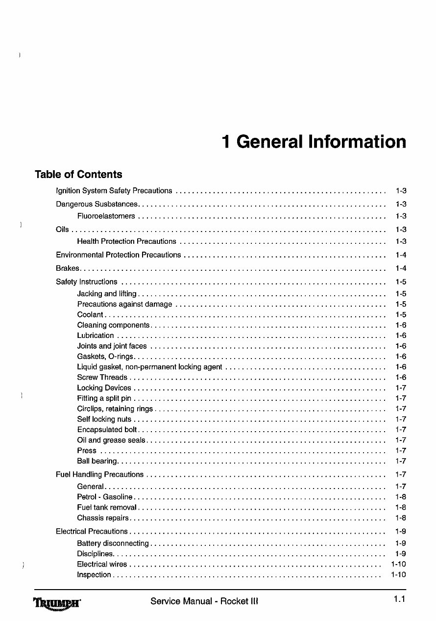 2005-2012 Triumph Rocket 3 Workshop Service & Repair Manual preview img 7