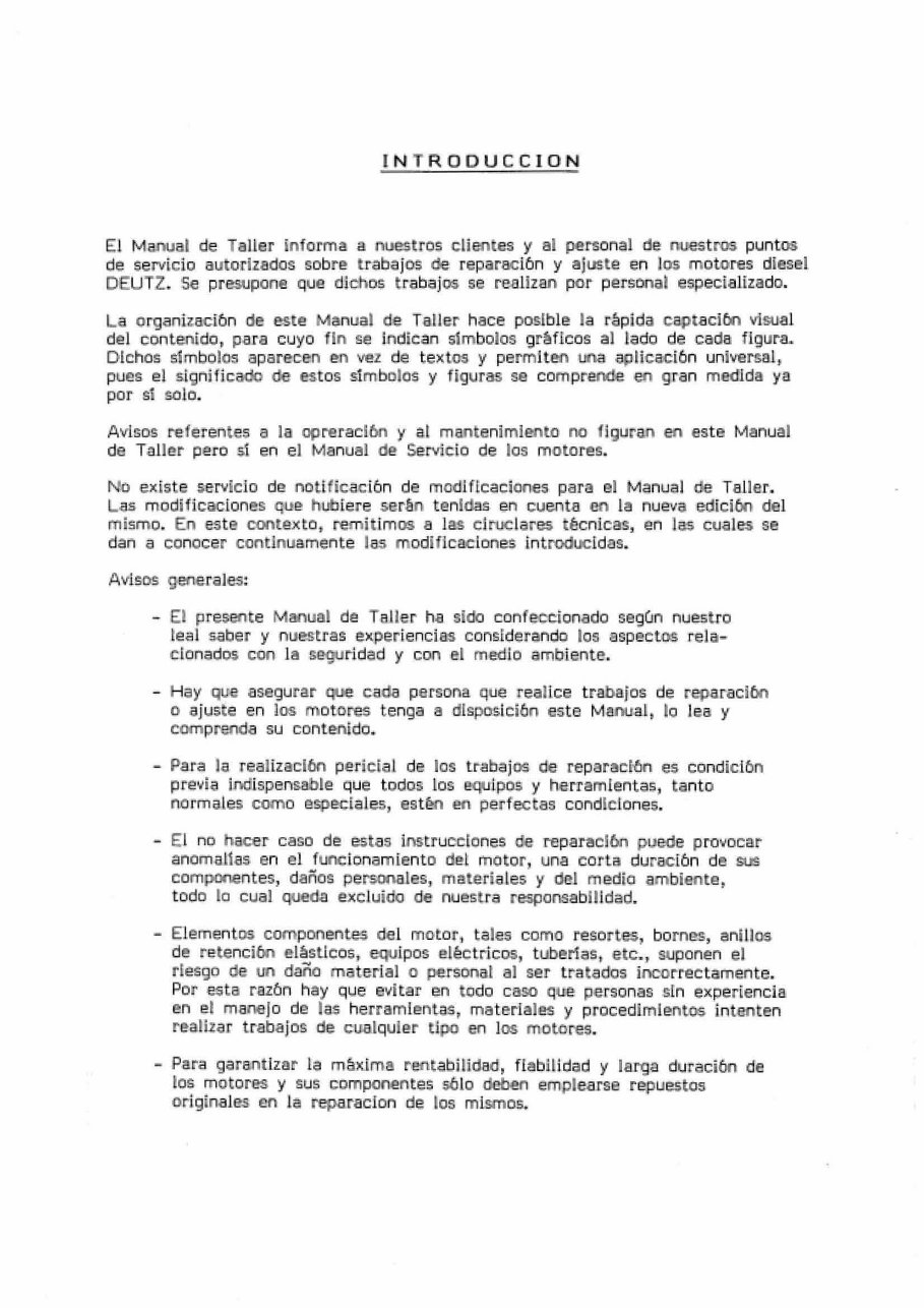 1986-1988 Deutz FL511 Engines OEM Service & Repair Manual preview img 7