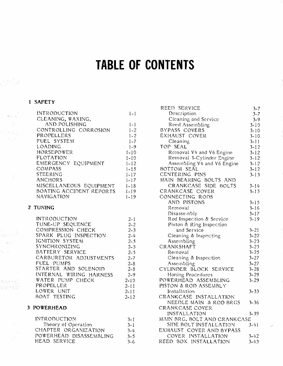 JOHNSON EVINRUDE OUTBOARD 200HP V6 Full Service & Repair Manual 1976-1983 preview img 2