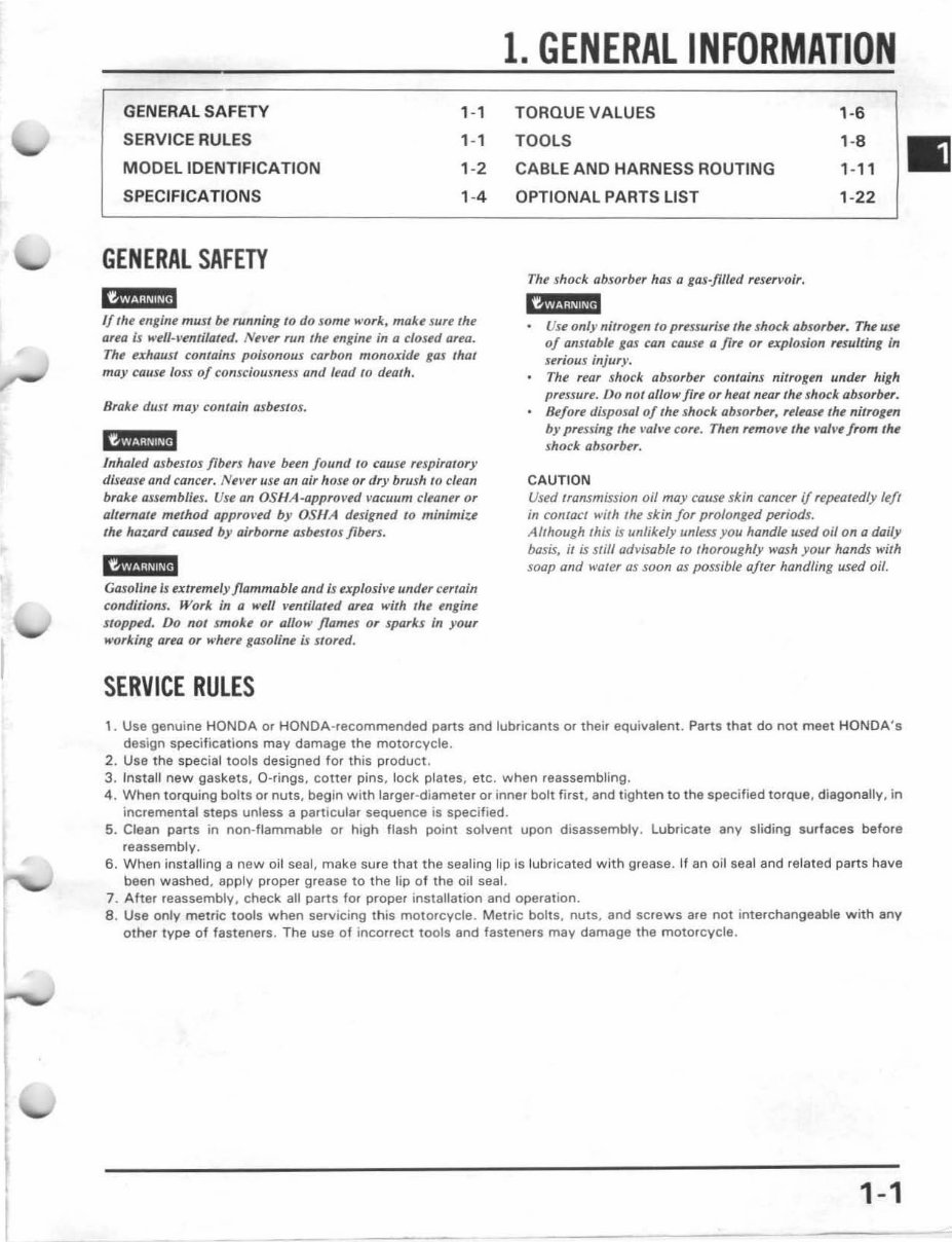 1986-1991 CR250R Service & Repair Manual preview img 4