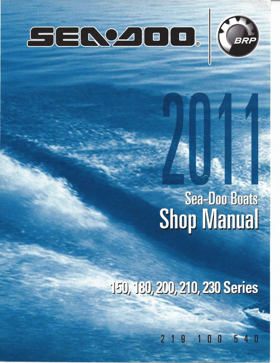 2010 SeaDoo Challenger 180 Service & Repair Manual preview img 1