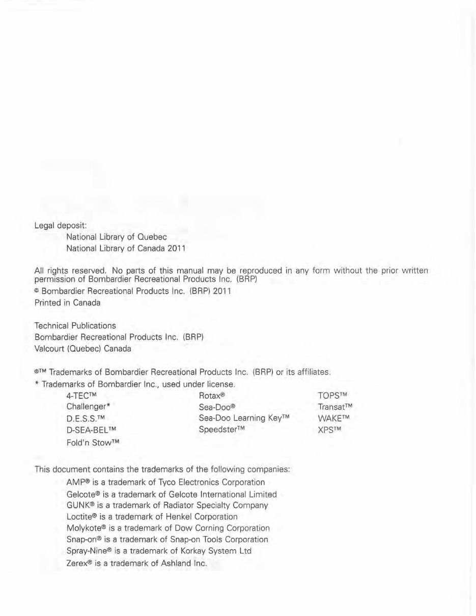 2010 SeaDoo Challenger 180 Service & Repair Manual preview img 3