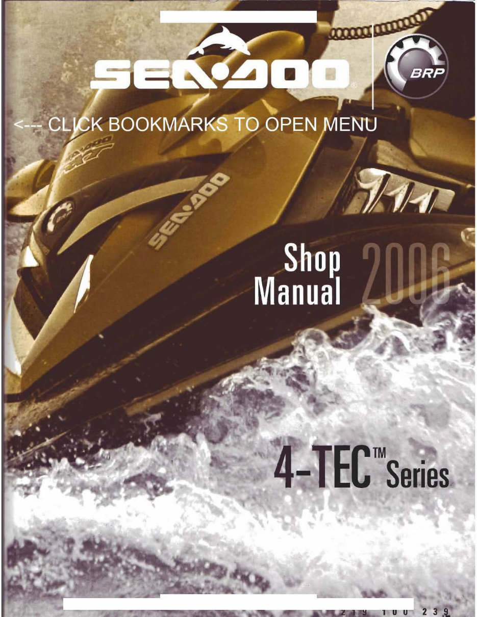 2006 Sea-Doo GTI GTX 4-Tec Service & Repair Manual preview img 1
