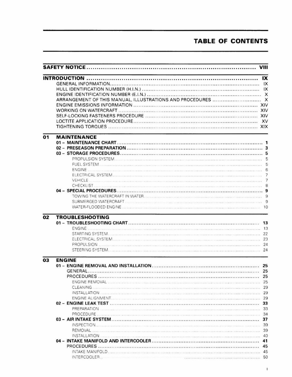 2006 Sea-Doo GTI GTX 4-Tec Service & Repair Manual preview img 2