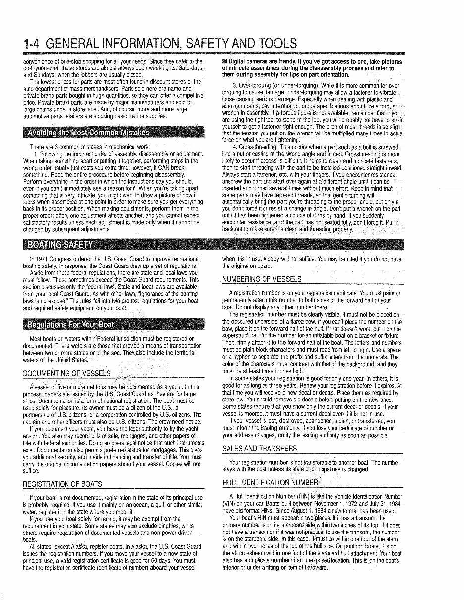 2005-2011 Mercury 2.5-350 HP 4-Stroke (1-4 Cylinder/V6/V8) Outboards OEM Service & Repair Manual preview img 9