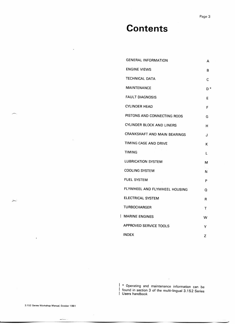 1991-Onwards Perkins 3.152 Series Diesel Marine Engine Service & Repair Manual preview img 3