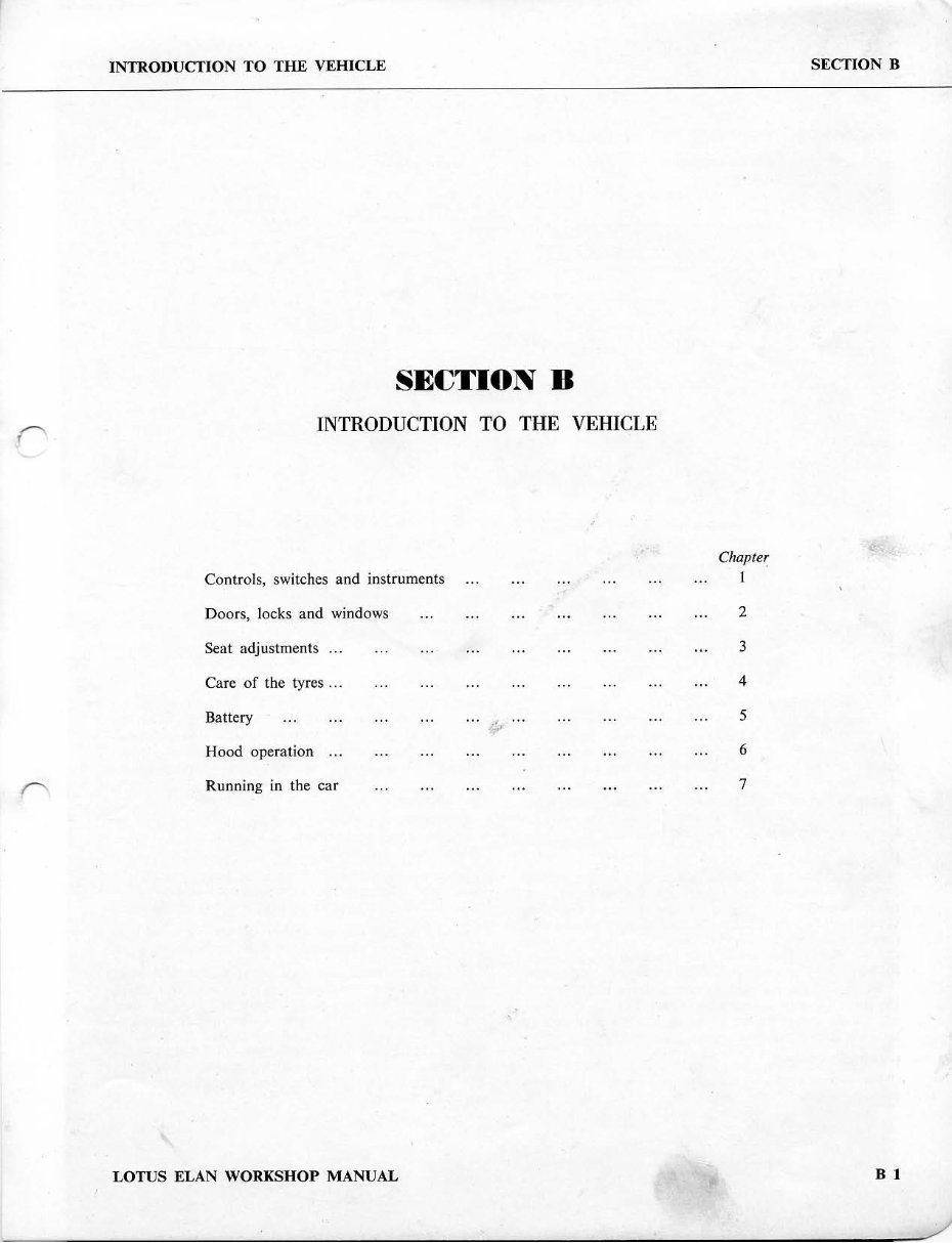 1962-1975 Lotus Elan Service & Repair Manual | eManualOnline
