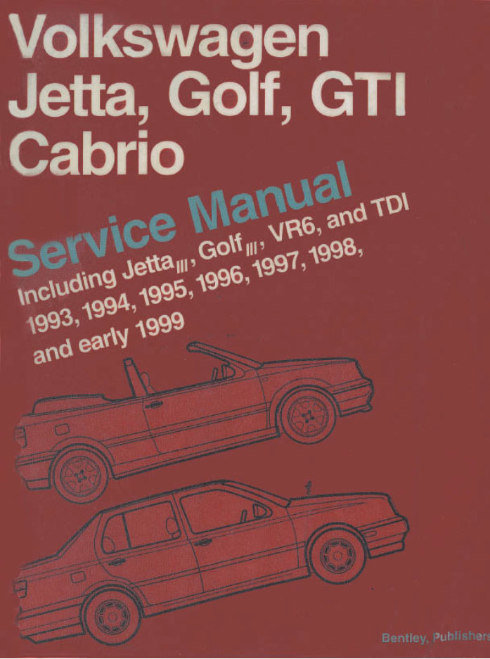 1993-1999 Volkswagen Golf Service & Repair Manual preview img 1