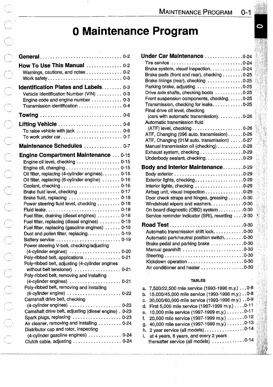 1993-1999 Volkswagen Golf Service & Repair Manual preview img 7