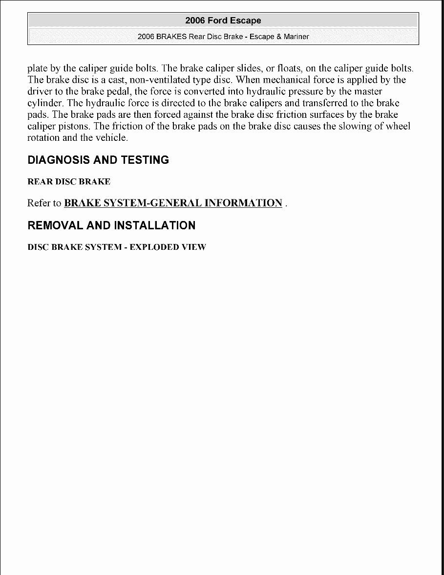 2005-2008 Ford Escape Hybrid Service & Repair Manual preview img 2