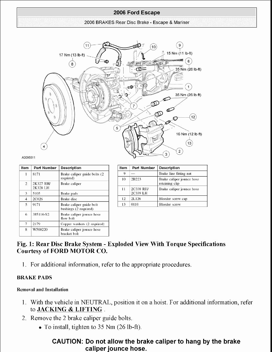 2005-2008 Ford Escape Hybrid Service & Repair Manual preview img 3