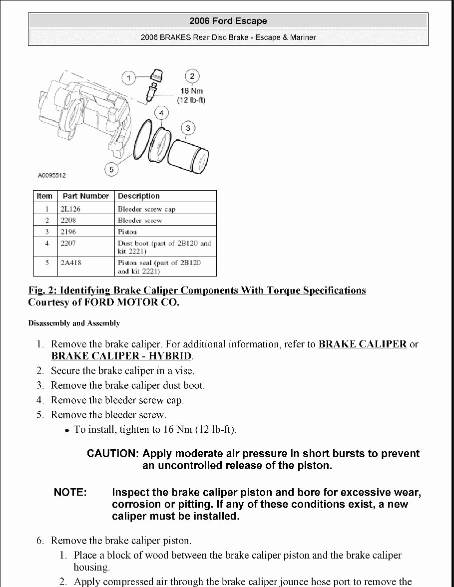 2005-2008 Ford Escape Hybrid Service & Repair Manual preview img 9