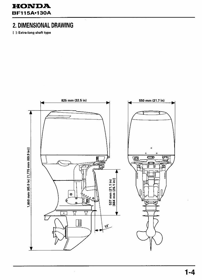 HONDA OUTBOARD Engine BF115A BF130A Series Workshop Manual preview img 6