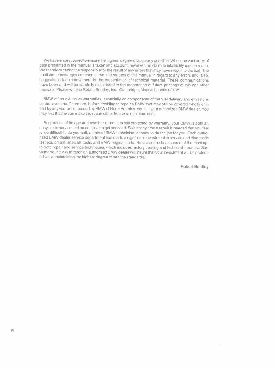 1992 BMW 5 Series (525i/530i/540i) E34 Service & Repair Manual preview img 5