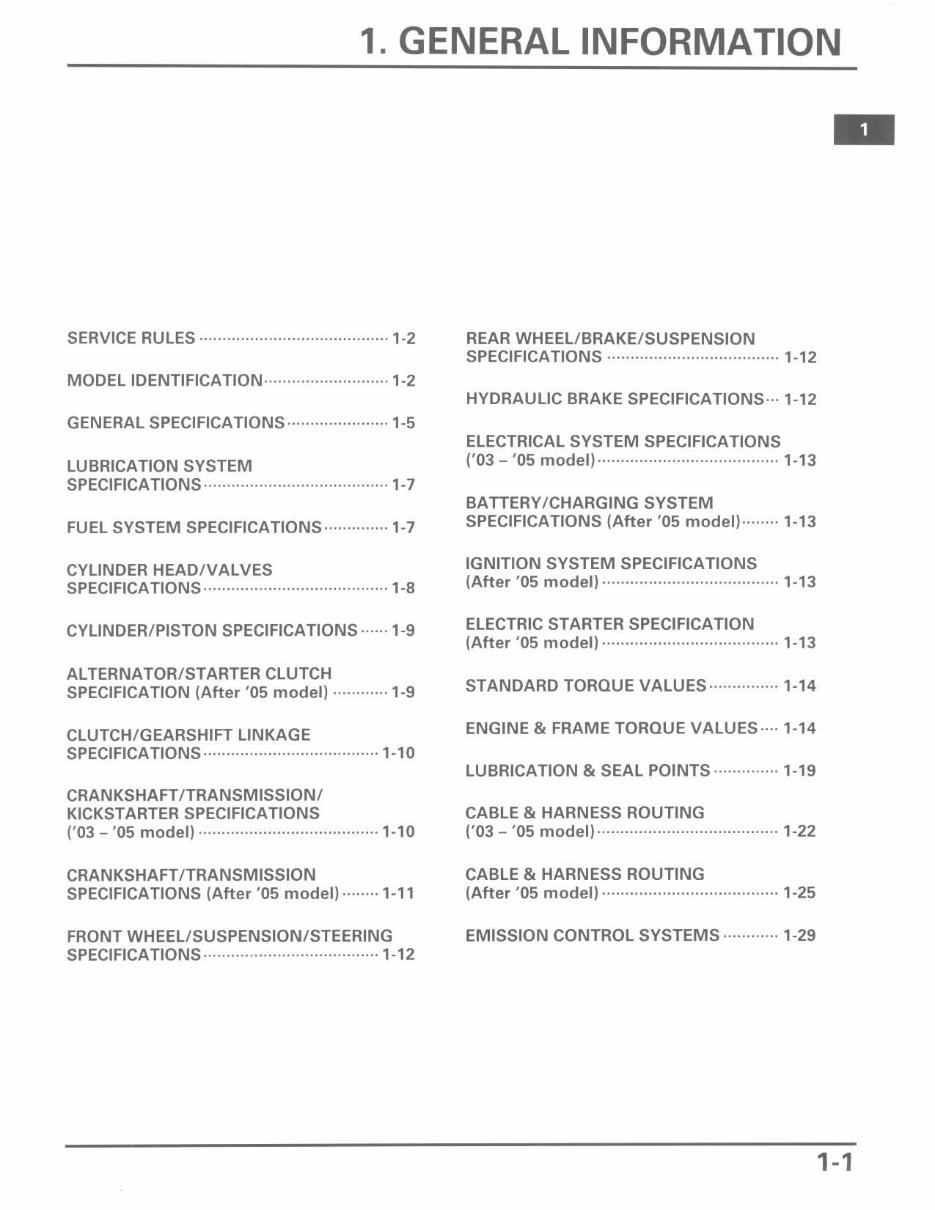 2003-2009 Honda CRF150F OEM Service & Repair Manual preview img 4