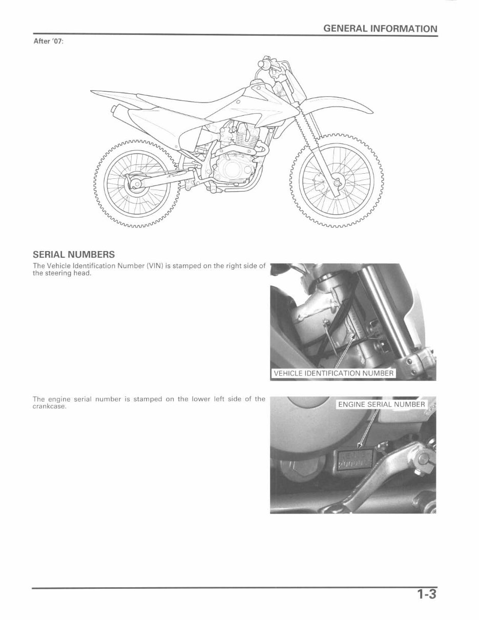 2003-2009 Honda CRF150F OEM Service & Repair Manual preview img 6