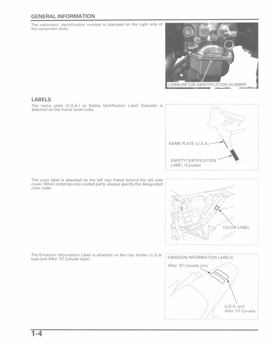 2003-2009 Honda CRF150F OEM Service & Repair Manual preview img 7