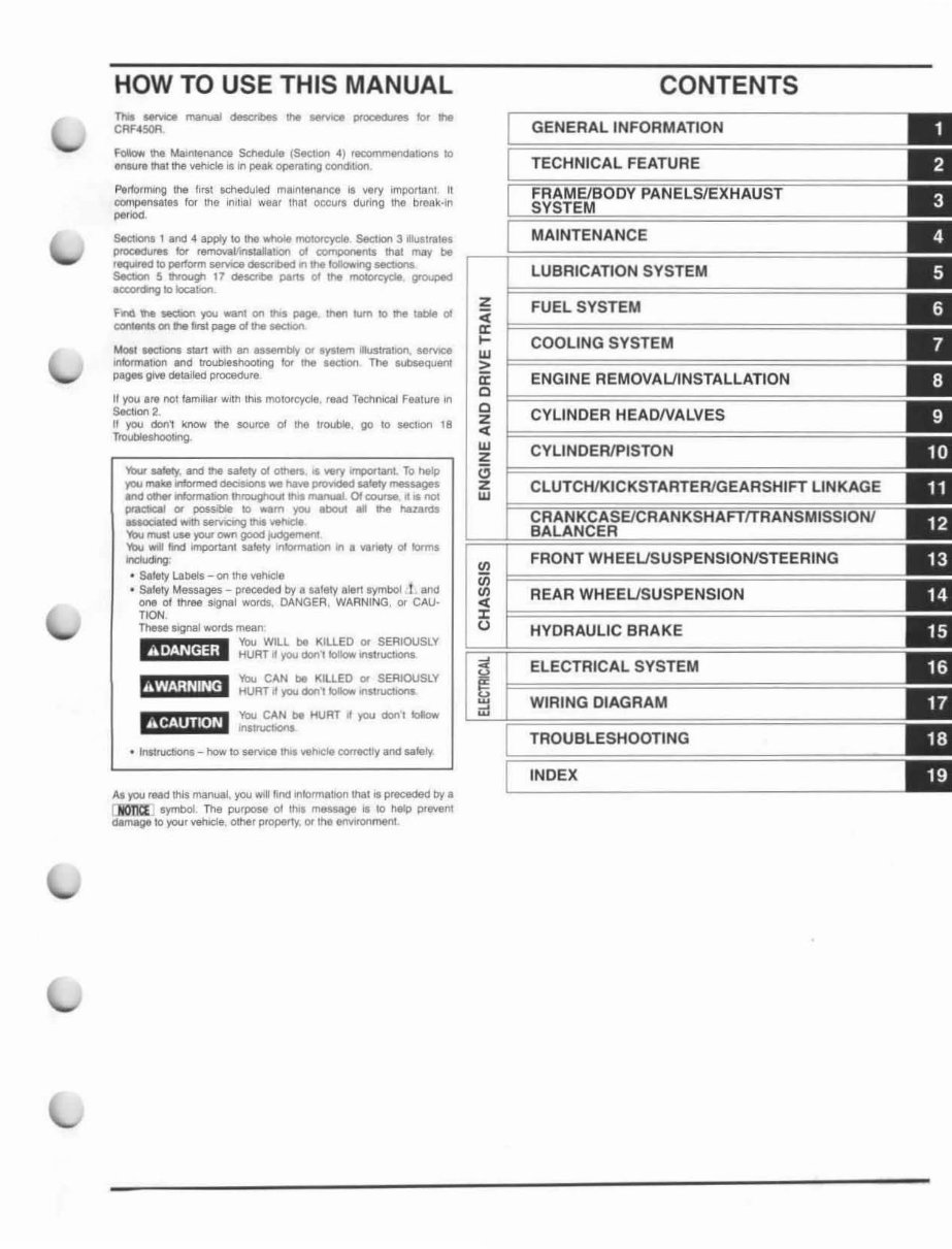 2007-2008 CRF450R Service & Repair Manual preview img 3