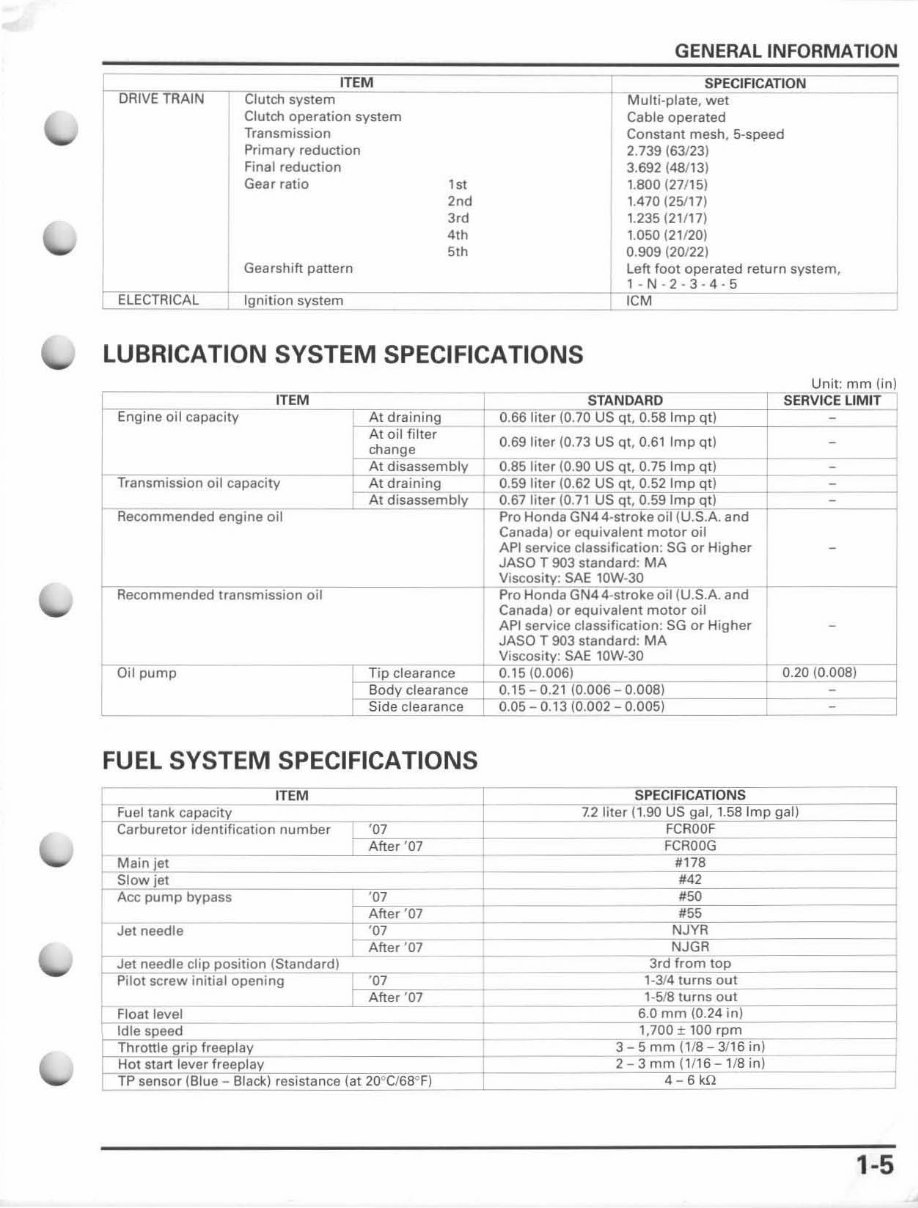 2007-2008 CRF450R Service & Repair Manual preview img 9