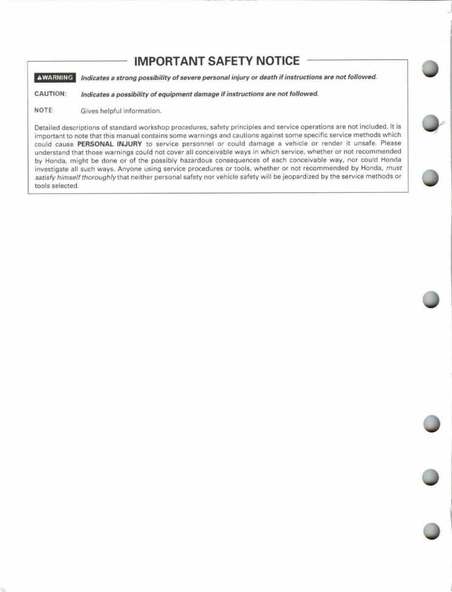 1997-2001 Honda TRX250 Fourtrax Recon ATV Repair Manual preview img 2