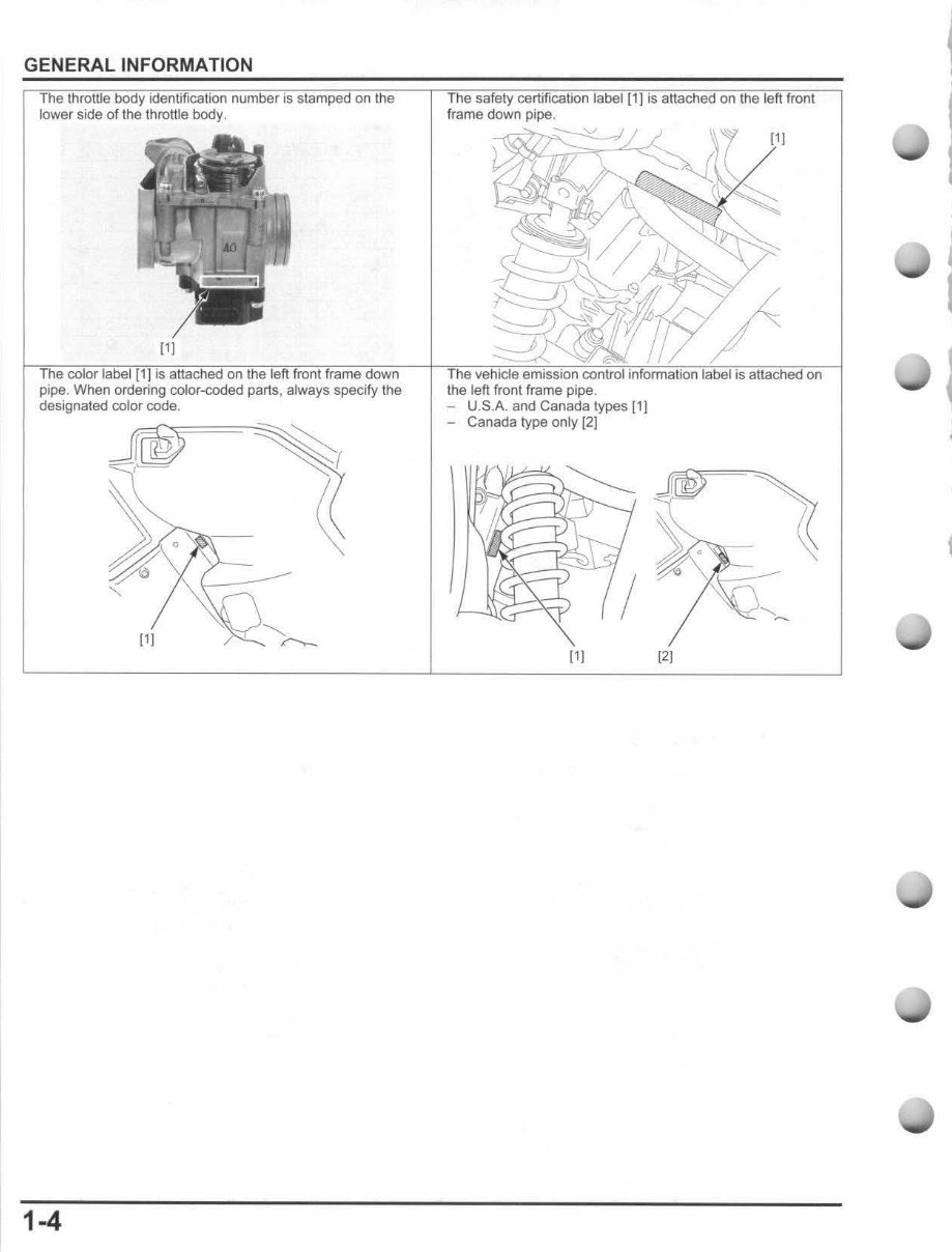 2014-2016 Honda TRX420 FourTrax Rancher ATV (FA/TM/TE/FM/FE) OEM Service & Repair Manual preview img 10